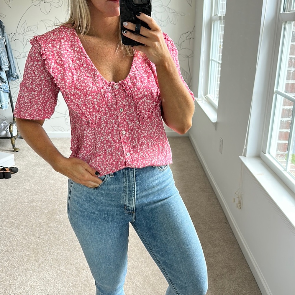Wayf Floral Blouse